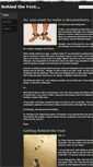 Mobile Screenshot of behindthefeet.weebly.com