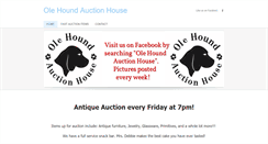 Desktop Screenshot of olehoundauction.weebly.com
