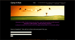 Desktop Screenshot of campawyle.weebly.com