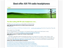 Tablet Screenshot of amfmradioheadphones.weebly.com