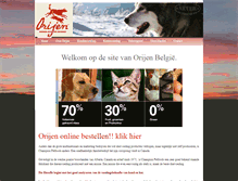 Tablet Screenshot of orijen-belgie.weebly.com