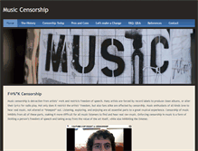 Tablet Screenshot of censoryofmusic.weebly.com