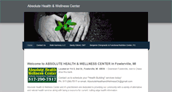 Desktop Screenshot of absolutehealthandwellnesscenter.weebly.com