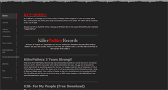 Desktop Screenshot of killerpathicsrecords.weebly.com