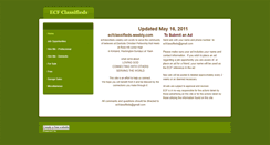 Desktop Screenshot of ecfclassifieds.weebly.com