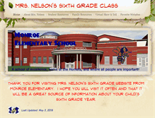 Tablet Screenshot of knelsonclass.weebly.com