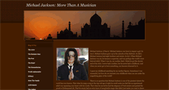 Desktop Screenshot of michaeljacksonmorethanamusician.weebly.com