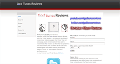 Desktop Screenshot of godtunesreviews.weebly.com