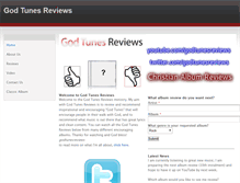 Tablet Screenshot of godtunesreviews.weebly.com