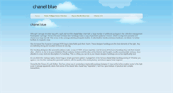 Desktop Screenshot of chanelblue.weebly.com