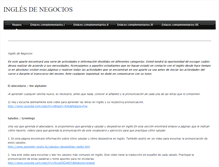 Tablet Screenshot of inglesdenegocios.weebly.com