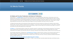 Desktop Screenshot of o2mediaproductions.weebly.com