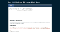 Desktop Screenshot of modblackops.weebly.com