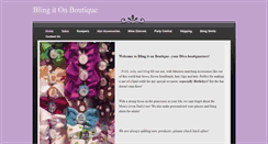 Desktop Screenshot of blingitonboutique.weebly.com