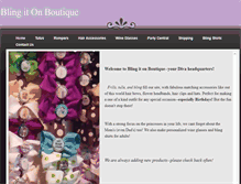 Tablet Screenshot of blingitonboutique.weebly.com