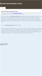 Mobile Screenshot of instantbackgroundcheck.weebly.com