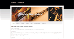 Desktop Screenshot of cowleyorchestra.weebly.com