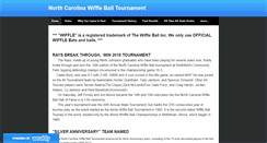 Desktop Screenshot of ncwiffleball.weebly.com