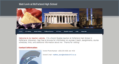 Desktop Screenshot of levinmhs.weebly.com
