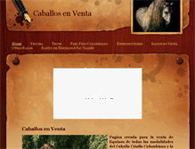 Tablet Screenshot of caballosenventa.weebly.com