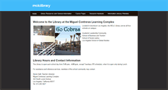 Desktop Screenshot of mclclibrary.weebly.com