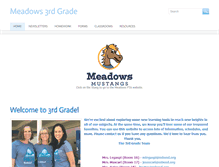 Tablet Screenshot of meadows3rdgrade.weebly.com