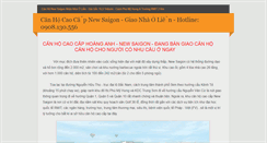 Desktop Screenshot of canhonewsaigon.weebly.com