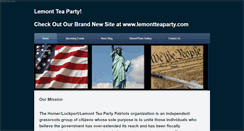 Desktop Screenshot of lemontteaparty.weebly.com