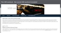 Desktop Screenshot of 300workout.weebly.com