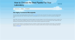 Desktop Screenshot of micropipette.weebly.com