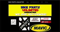 Desktop Screenshot of bikepartsunlimited.weebly.com