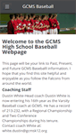 Mobile Screenshot of gcmsbaseball.weebly.com