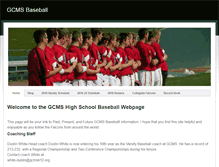 Tablet Screenshot of gcmsbaseball.weebly.com