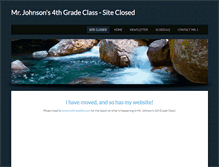 Tablet Screenshot of mrjohnsons4thgrade.weebly.com