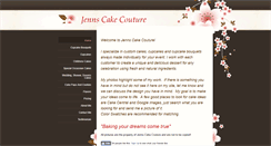 Desktop Screenshot of jennscakecouture.weebly.com