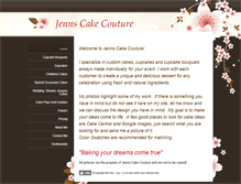 Tablet Screenshot of jennscakecouture.weebly.com