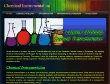 Tablet Screenshot of chemicalinstrumentation.weebly.com