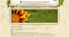 Desktop Screenshot of istutustoodmururajamine.weebly.com