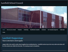 Tablet Screenshot of lawfieldschoolcouncil.weebly.com