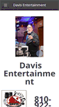 Mobile Screenshot of davisentertainment.weebly.com