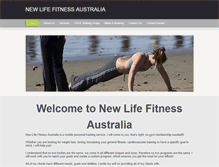 Tablet Screenshot of newlifefitness.weebly.com