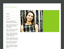 Tablet Screenshot of bestfootwearrh.weebly.com