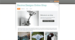 Desktop Screenshot of decima-shop.weebly.com