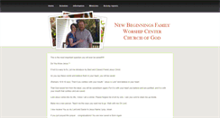 Desktop Screenshot of newbeginningsfamilyworshipcenter.weebly.com