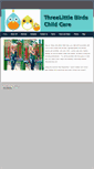 Mobile Screenshot of 3littlebirdschildcare.weebly.com