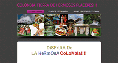 Desktop Screenshot of disfrutacolombia.weebly.com