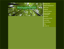 Tablet Screenshot of moringapower4life.weebly.com