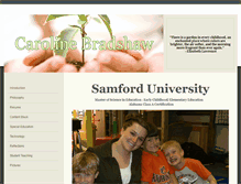 Tablet Screenshot of carolinebradshawsmith.weebly.com