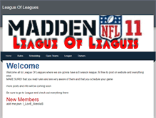 Tablet Screenshot of leagueofleagues.weebly.com