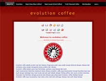 Tablet Screenshot of evolutioncoffee.weebly.com